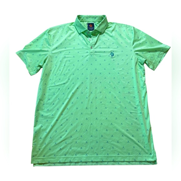 Donald Ross sport performance golf shirt. Philadelphia Country Club size large - Picture 1 of 4